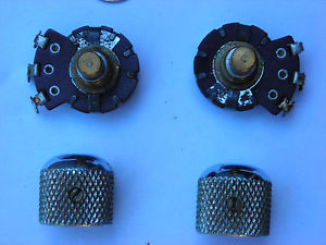 Fender Telecaster Potentiometers Stackpole Vintage 1953-54 304333 w/ Original Kn