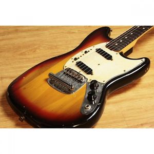 Fender 1971 Mustang Sunburst Guitar w/Hardcase FREE SHIPPING from Japan #I804