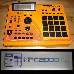 CUSTOM Akai MPC 2000XL SE2 w/ORANGE LEDs BLACK PADS 1GB CF Drive MAX RAM RARE