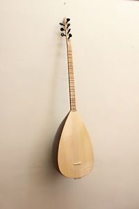 Professional High Quality Baglama - Short Neck Saz - Carved Mulberry