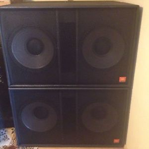 4 X JBL CSR 4720 Bass Speakers / Double 18"/ Bass Bins/ SRX Style