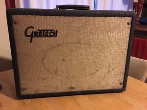VINTAGE 1960'S GRETSCH 6152 COMPACT TREMELO REVERB TUBE AMPLIFIER AMP VALCO