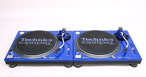 2 Technics SL-1200 MK3 (Customised Color with High Quality RCA Cable Box)