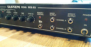 Vintage Suprem Echo SES 63. BBD Delay. Analogue Delay Echo Chorus. 2 Channels!