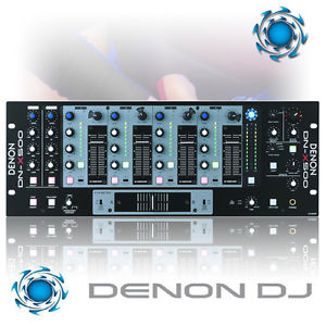 Denon DJ DN-X500 Professional Mobile Club Mixer with Talkover Crossfade Cue