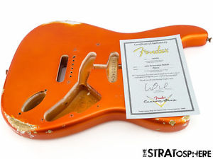 Fender Custom Shop 1960 Relic Stratocaster BODY USA Strat Candy Tangerine