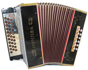 3 Row Hohner 12 Bass  A/D/G excellent  condition!!!!