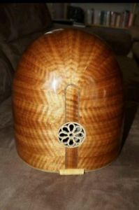 Anzem Yaprak Baglama / Saz - 40 lık Tekne - Kısa Sap