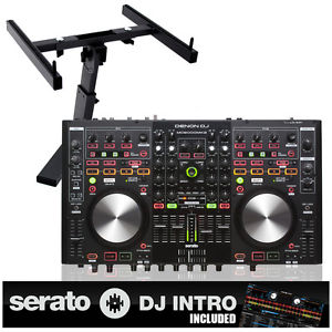 Denon MC6000MK2 Professional USB Mixer Controller|Stand|Serato Intro|DJ Disco