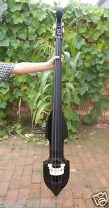 3/4 new Folded Electric Upright Double Bass Finish silent Powerful Sound