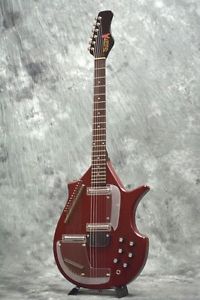 JERRY JONES / ELECTRIC SITAR Red Electric guitar w/ Hard case Right hand #U621