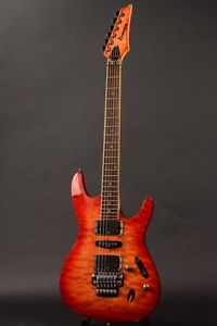 Ibanez / S470DXQM Red Viking  w/soft case Free shipping  From JAPAN #U641