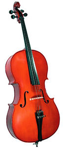 Cremona SC-100 1/2 TAMAÑO MEDIANO VIOLONCHELO EQUIPO,Premier Novice De Hobgoblin
