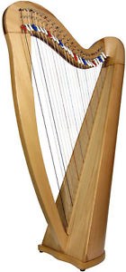Glenluce DORNAL 27 CORDE CELTIQUE HARPE 3.5 Octaves,Entièrement mis à profit. De