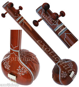 HEMRAJ FEMALE TANPURA WITH FIBER BOX~TUN WOOD~CONCERT QUALITY~TANPURI~TAMBORA