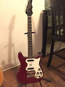 Epiphone Olympic Double Vintage 1965 Mahogany Body Cherry Red