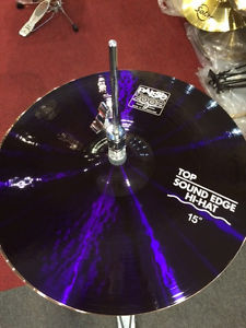 Paiste Purple 15" 2002 Sound Edge Hi-Hats Danny Carey WOW!
