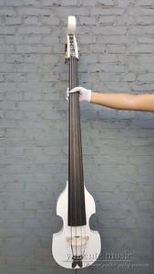 New 3/4 Upright Double bass Powerful Sound Solid wood Top parts white #1436