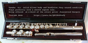 Yamaha Solid silver 411 flute