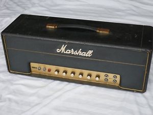 1966 vintage original Marshall JTM-50 black flag tube rectifier PLEXI JTM45 NoRs