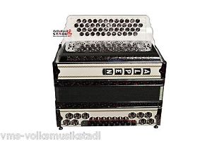 Steirische Harmonika Alpen Classic Weiss G C F B