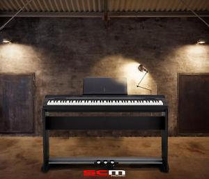 PRIVIA PX160BK DIGITAL PIANO 88 WEIGHTED KEYS USB MATCHING STAND & 3 PEDALS