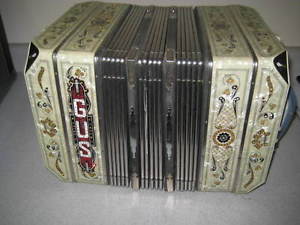 Vintage Patek Concertina Includes Fitted Case and Sheet Music