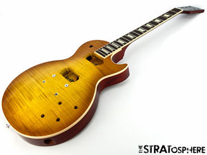2016 Gibson USA Les Paul Standard T BODY & NECK Project Guitar Parts Light Burst