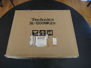 Technics SL1200MK2 DJ/Audiophile Turntable New in Box