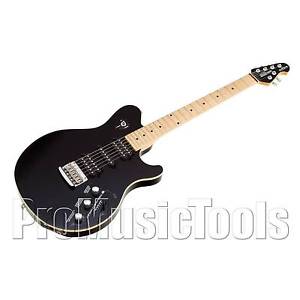 Music Man USA Reflex Game Changer HSH STD Piezo Guitar - Black MN *NEW* musicman