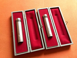 Vintage Neumann KM84i pair consecutive serial numbers