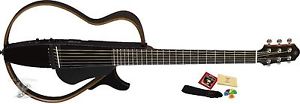 Yamaha SLG200S Silent Acoustic Electric Guitar Steel String Black Finish w/ Bag