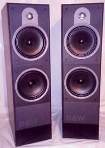 B&W Speakers Bowers & Wilkens Made in England DM630i Tower Loud Speakers