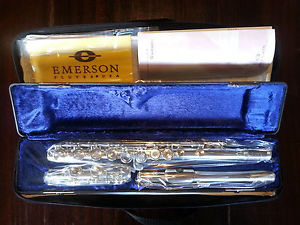 Flute Open Hole sterling silver head body foot NEW Emerson EF8OF Offset G C foot