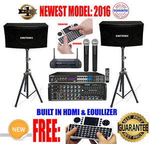 Singtronic Complete Professional 1000W Karaoke System Special FREE: 40,000 Songs