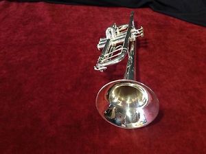 1970s Silver Bach Stradivarius Model 37 Professional Trumpet, With Case