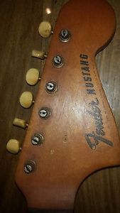 Fender Neck L series 1965 Pre CBS Mustang 24 inoriginal Kluson Custom Pegs Strat