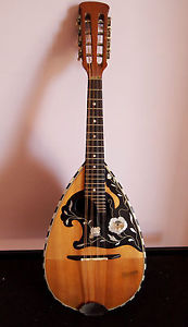 Herwiga Solist bowl-back mandolin German Vintage - w/Case