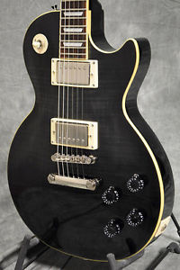EPIPHONE 1960 Les Paul Tribute Plus Midnight Ebony From Japan Used F/S #G105