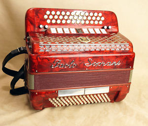 Paolo Soprani Elite III B/C/C# 80-bass button accordion