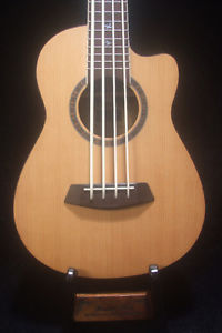 Bruce Wei Solid Indian Rosewood U-BASS Mop Inlay, Soft-Bag UBA-2001