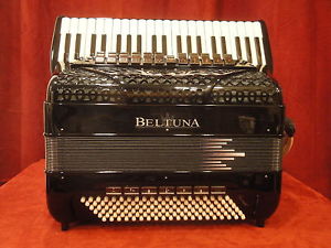 NEW Beltuna Piano Accordion Spirit IV Luxury Compact Ebony LMMH 120 From Italy