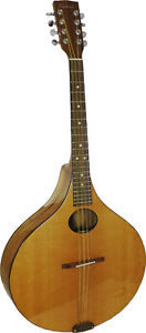 Ashbury Lindisfarne OCTAVA MANDOLA. Forma de la cebolla cuerpo,Macizo cedro tapa