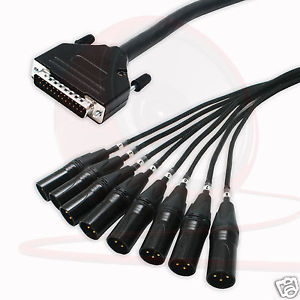 25 Pin D Sub zu stecker XLR Kabel Serielles db-25 MOGAMI Vieladriges Schlange