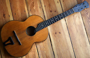 EXTREMELY RARE VINTAGE 30s ESTE FELIX STÄRKE HAMBURG FOLK RAGTIME GITARRE MASSIV