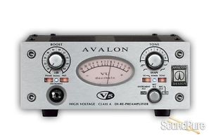 Avalon V5 DI-Re-Mic Preamplifier (Silver) - Demo/Open Box