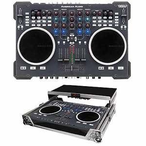 American DJ VMS5 6-Channel Stand Alone Mixer with full MIDI Capability and Case