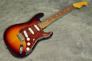 FENDER USA John Mayer Stratocaster 3-Color Sunburst w/SoftCase F/S Used #G366