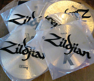 Used Zildjian K0800 K Cymbal Box Set - 20" Ride, 16"/18" Crash & 14" Hats