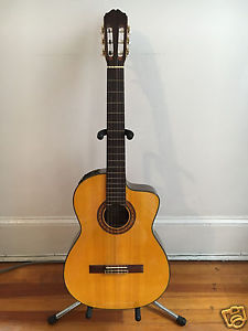 2001 Takamine EC132C Classical Acoustic/Electric Guitar Made In Japan W/SKB Case